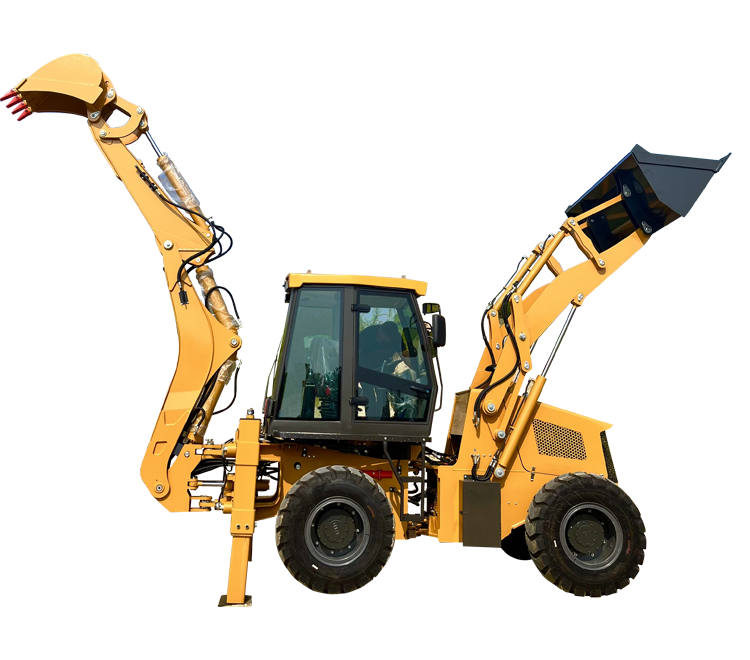 Backhoe excavator, loader, tractor, new mini backhoe loader, 4×4 wheel backhoe loader